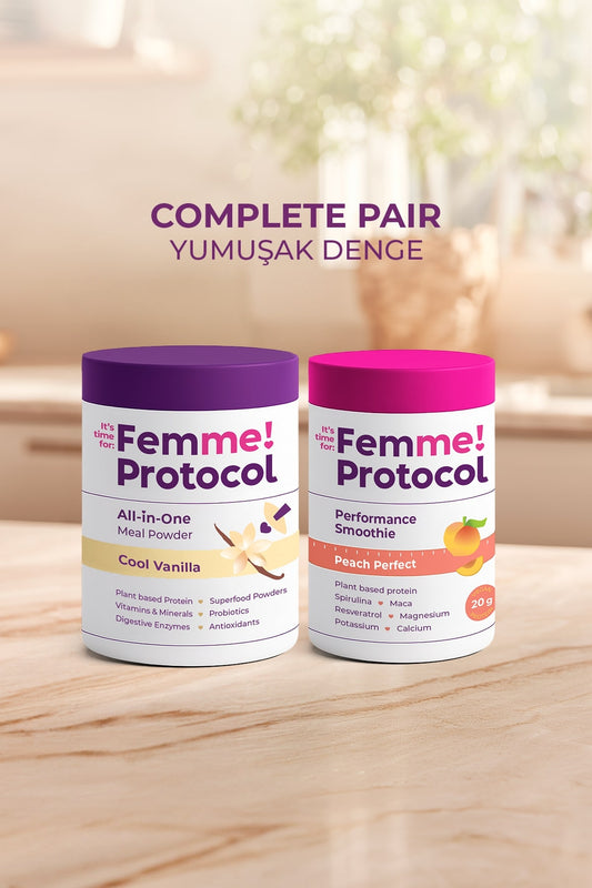 Complete Pair Yumuşak Denge: Cool Vanilla + Peach Perfect