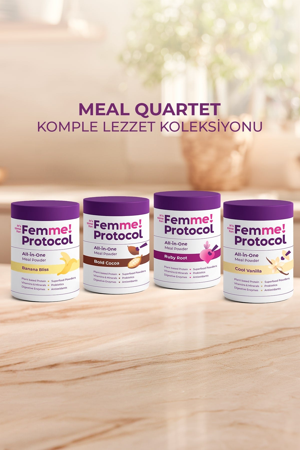 MEAL QUARTET - 4'LÜ ÖĞÜN TOZU PAKETİ