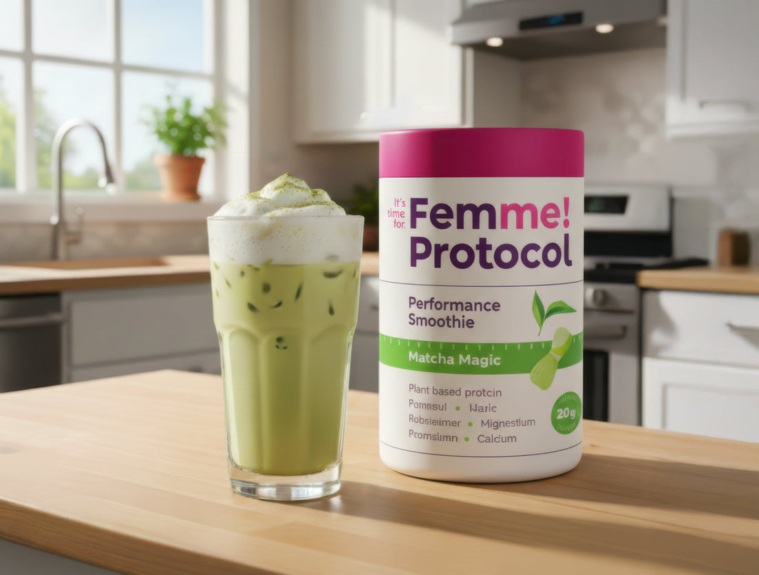 Iced Matcha Protein Latte Tarifi