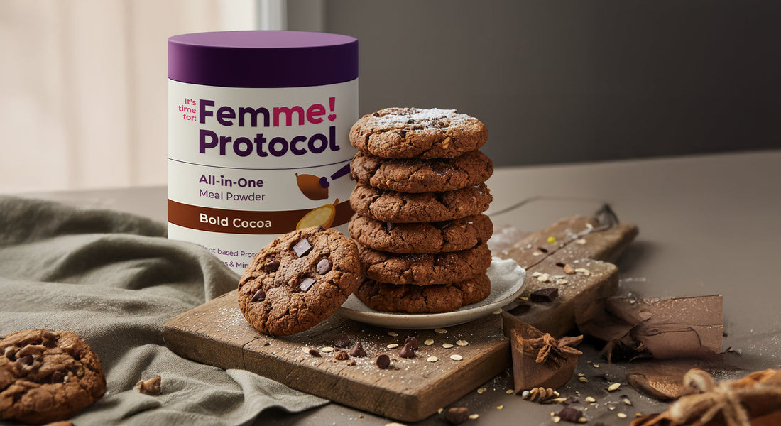 Double Chocolate Protein Cookies