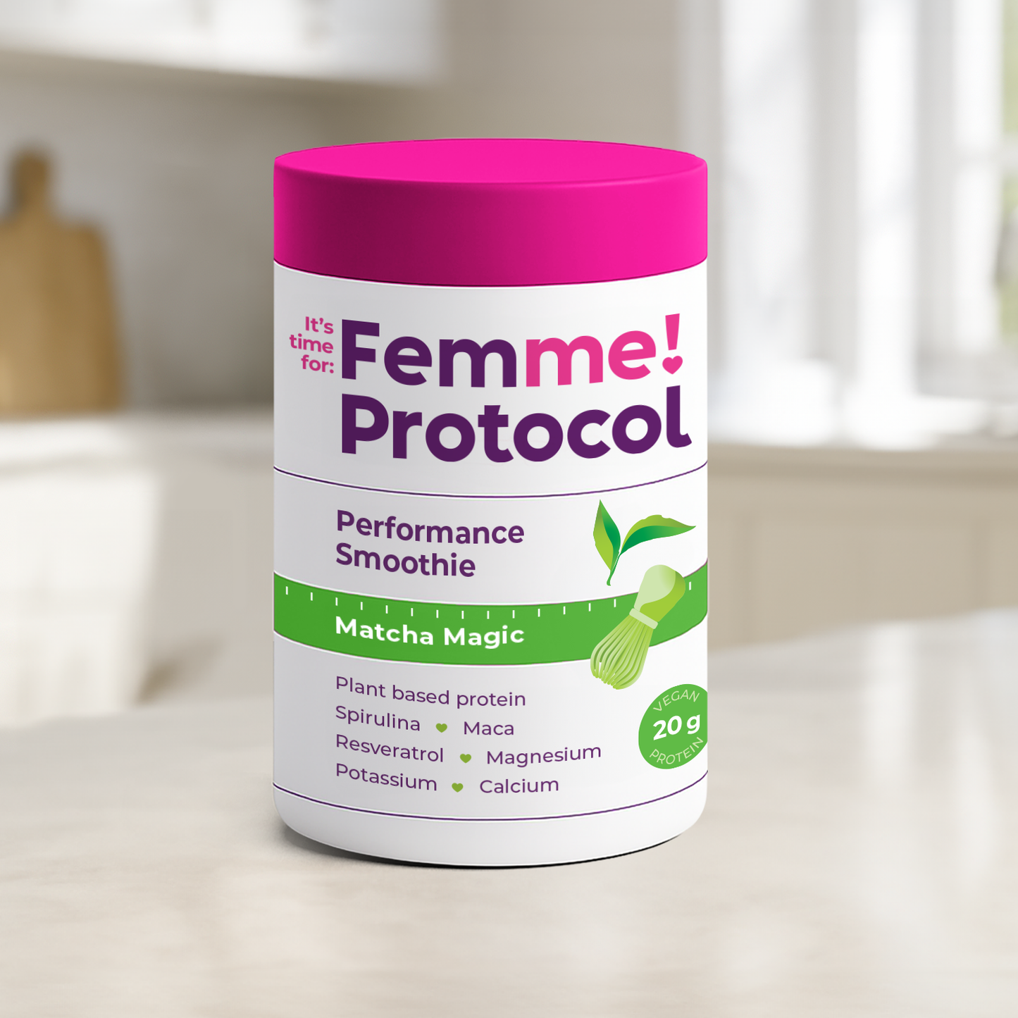 Femme Protocol Performance Smoothie Matcha Magic