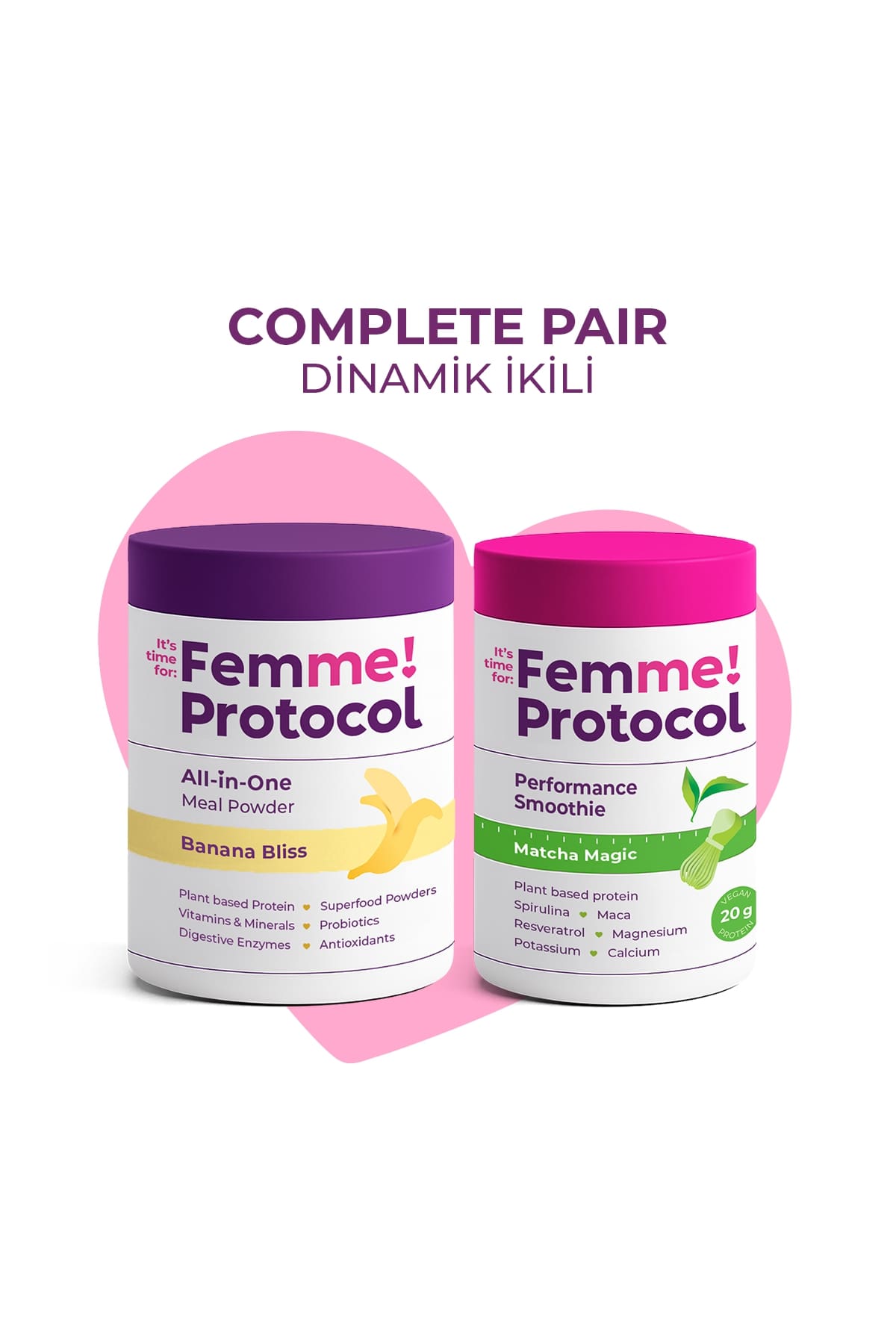 Complete Pair Dinamik İkili: Banana Bliss + Matcha Magic