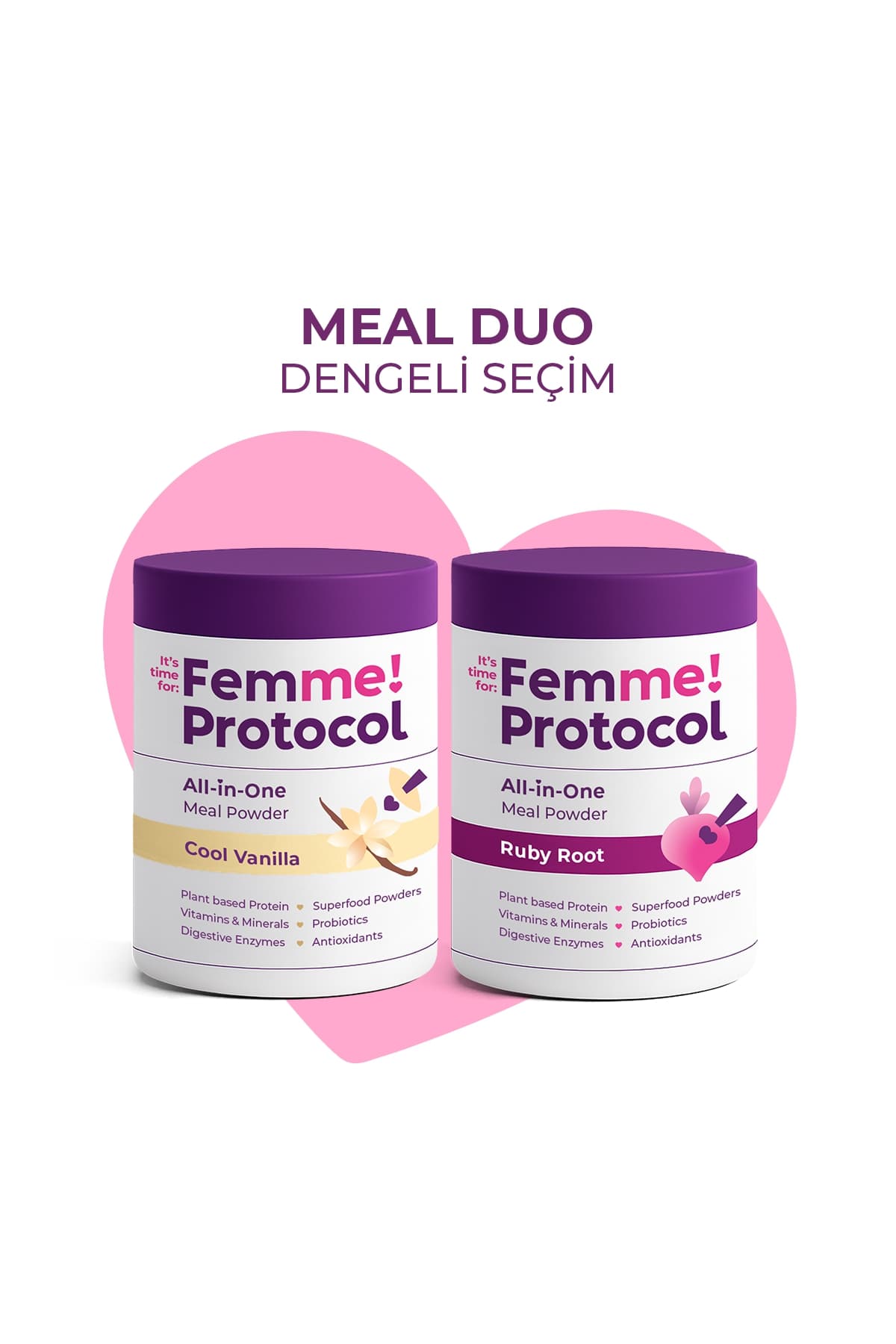 Meal Duo Dengeli Seçim: Cool Vanilla + Ruby Root
