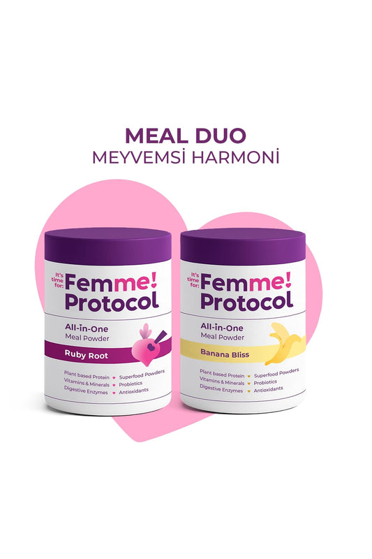 Meal Duo Meyvemsi Harmoni: Ruby Root + Banana Bliss