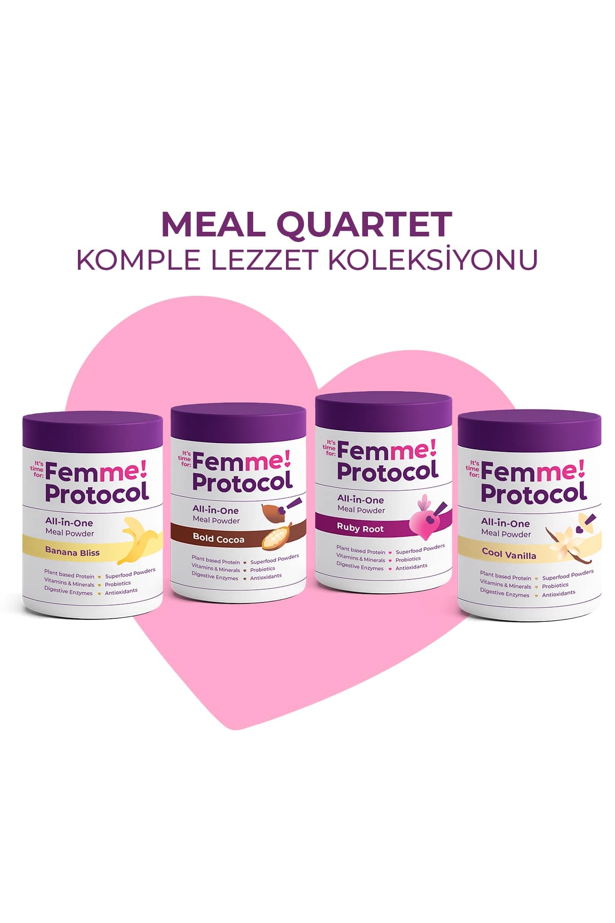 MEAL QUARTET - 4'LÜ ÖĞÜN TOZU PAKETİ